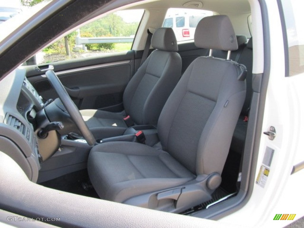 Anthracite Black Interior 2008 Volkswagen Rabbit 2 Door Photo #53949557