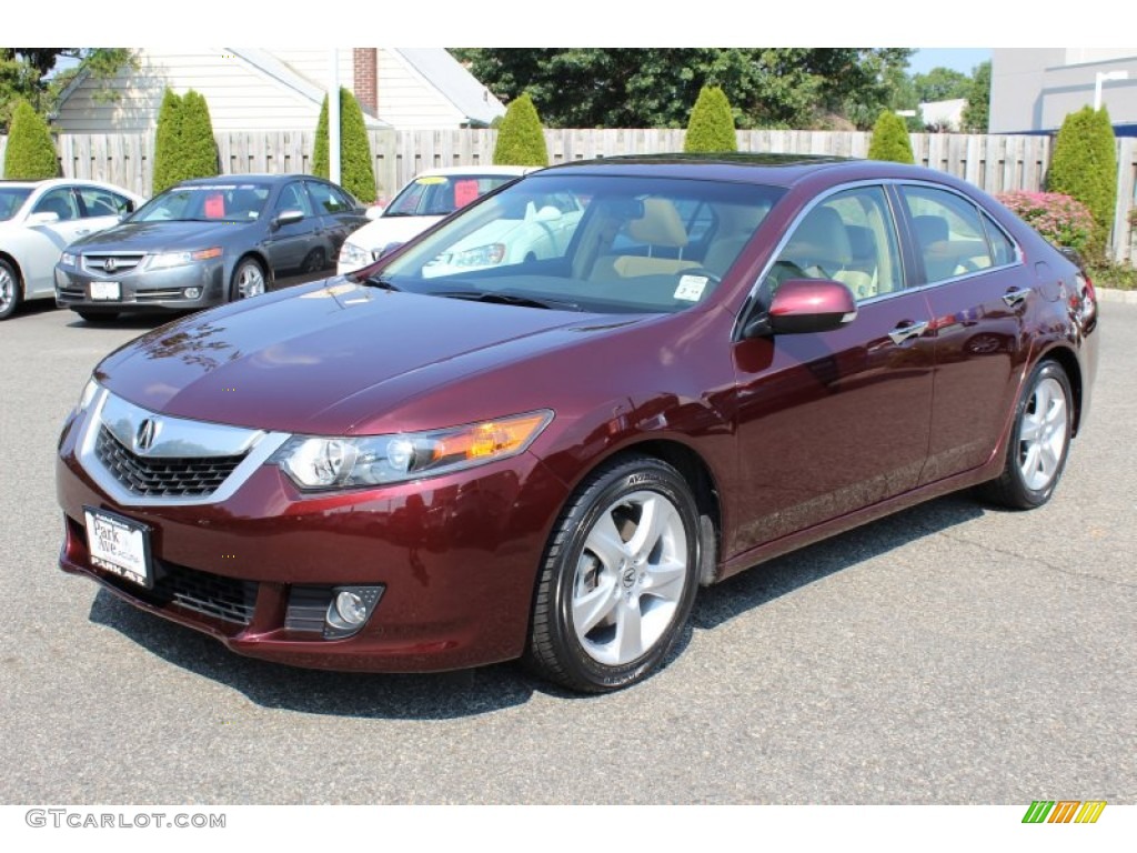 Basque Red Pearl 2009 Acura TSX Sedan Exterior Photo #53950091