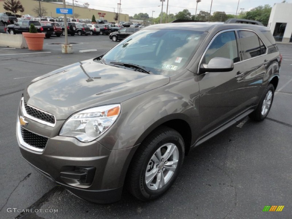 Mocha Steel Metallic 2012 Chevrolet Equinox LT AWD Exterior Photo #53950094
