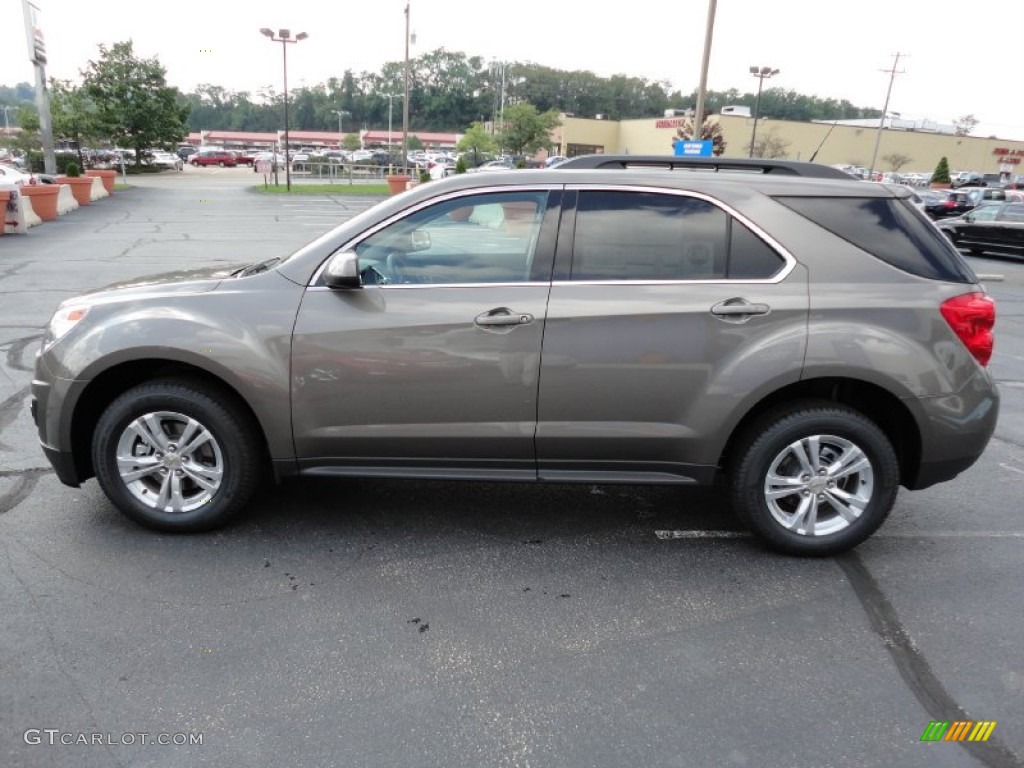 Mocha Steel Metallic 2012 Chevrolet Equinox LT AWD Exterior Photo #53950103