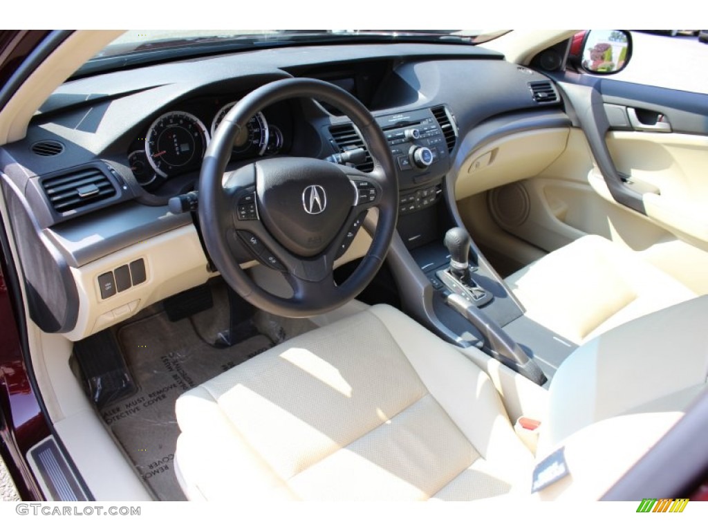 Parchment Interior 2009 Acura TSX Sedan Photo #53950117