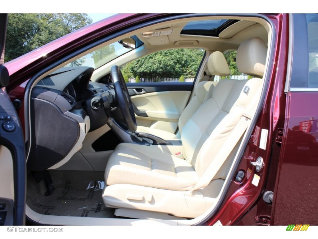 Parchment Interior 2009 Acura TSX Sedan Photo #53950127