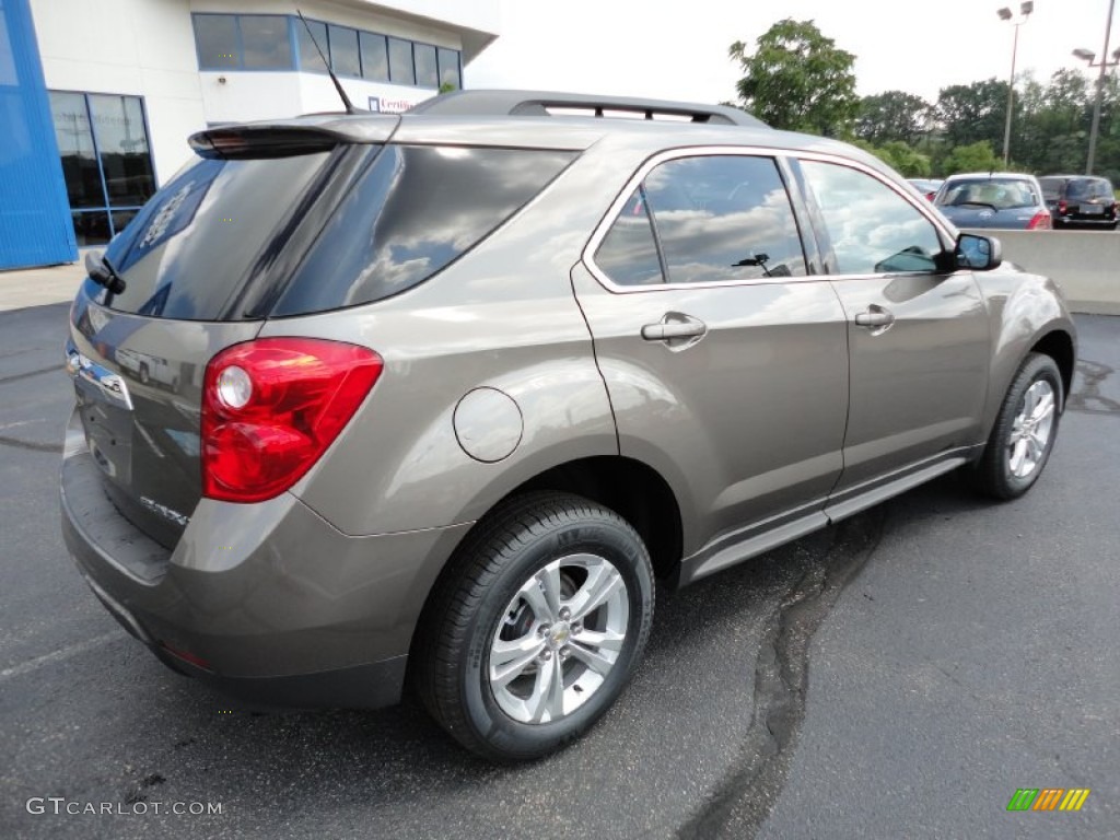 2012 Equinox LT AWD - Mocha Steel Metallic / Jet Black photo #7