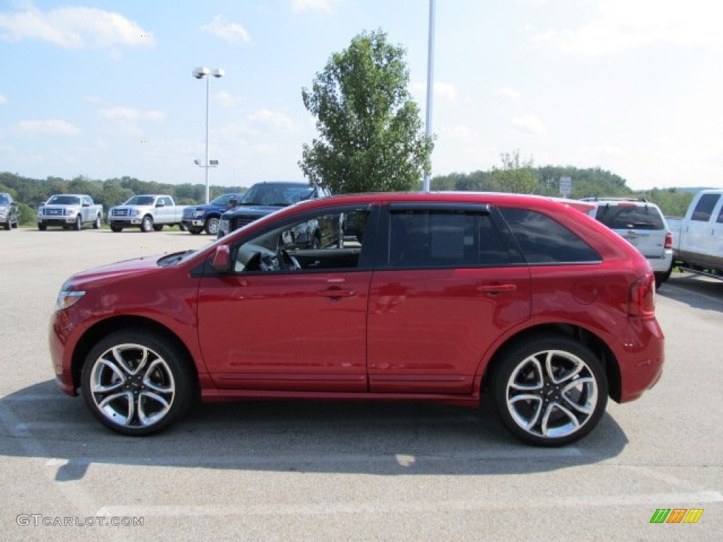 Red Candy Metallic 2011 Ford Edge Sport AWD Exterior Photo #53950338