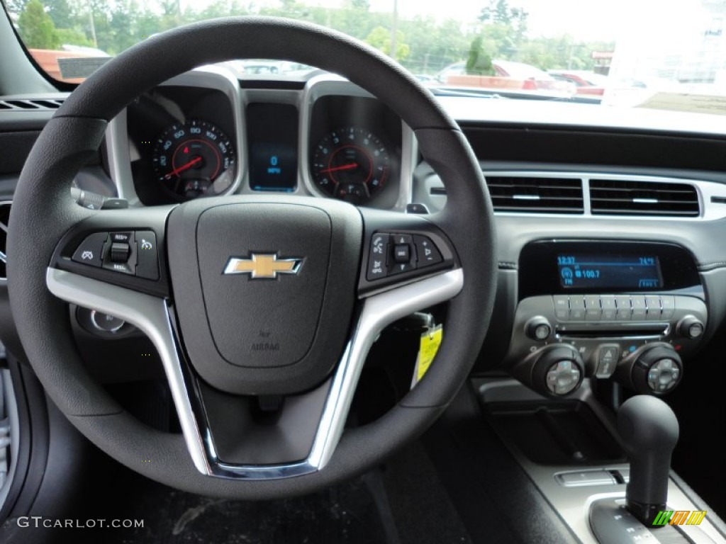 2012 Chevrolet Camaro LT Coupe Black Steering Wheel Photo #53950367