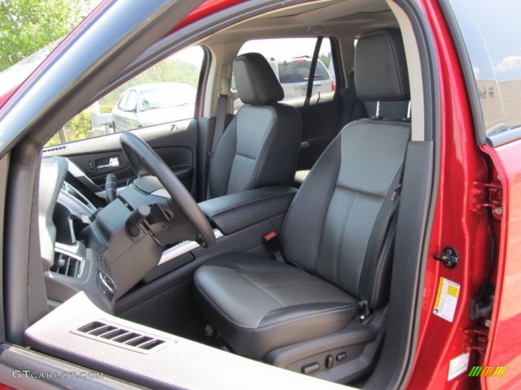 Charcoal Black/Silver Smoke Metallic Interior 2011 Ford Edge Sport AWD Photo #53950421