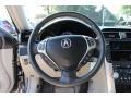 Taupe 2008 Acura TL 3.2 Steering Wheel