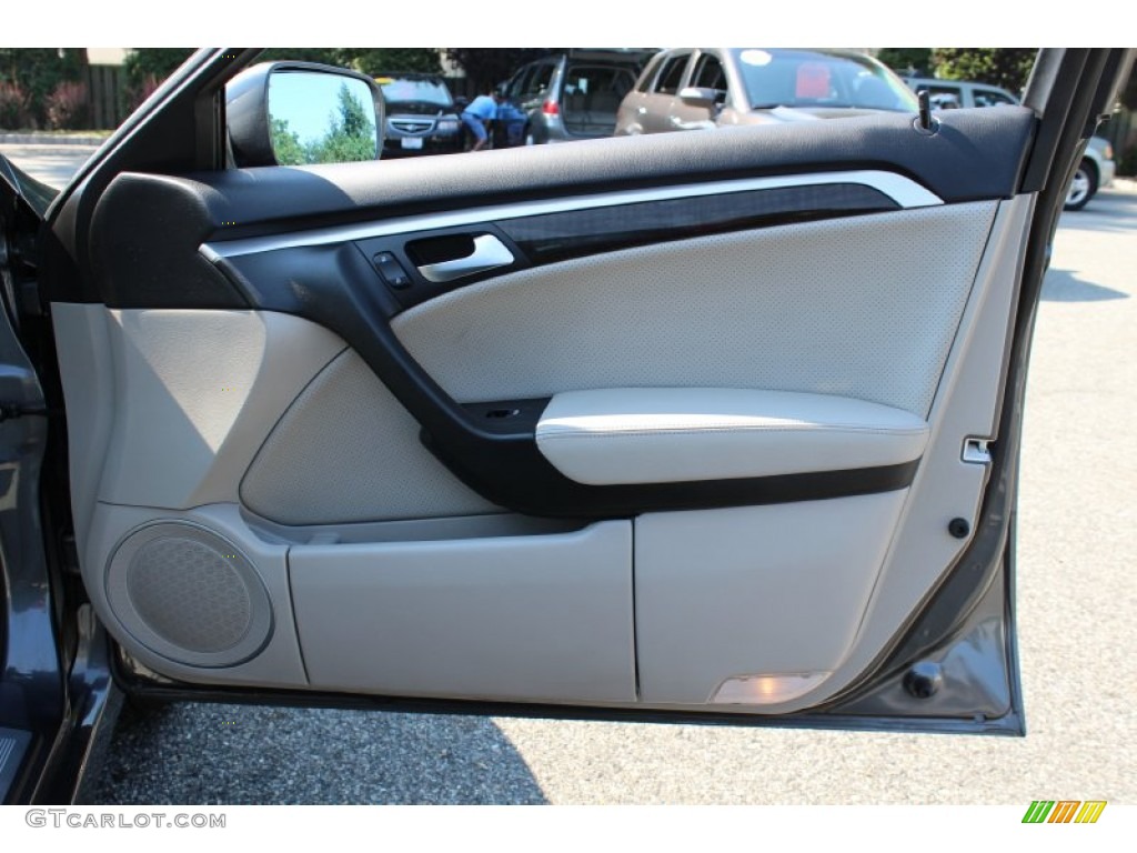 2008 Acura TL 3.2 Taupe Door Panel Photo #53950538