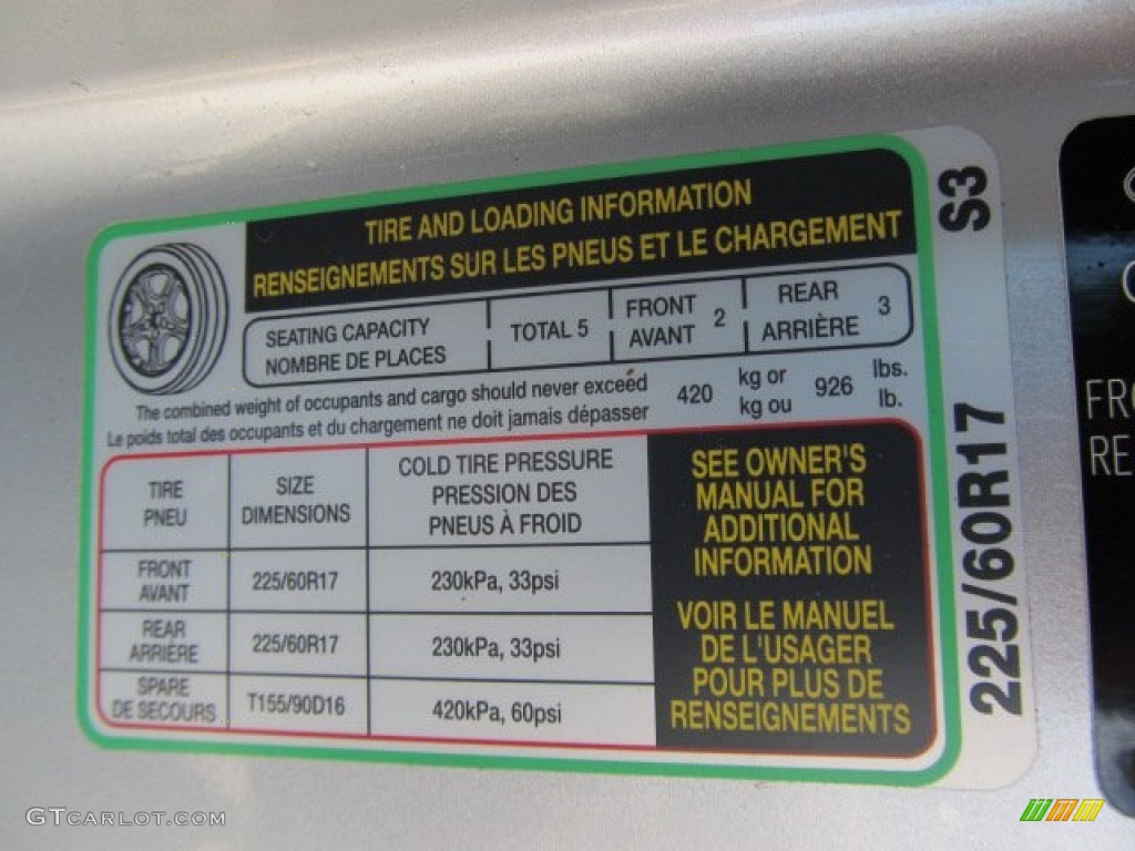 2011 Kia Sportage LX Info Tag Photos