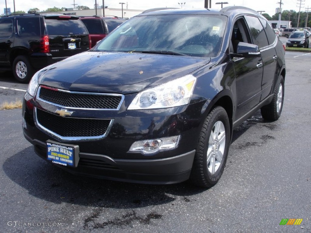 2011 Traverse LT - Black Granite Metallic / Ebony/Ebony photo #1