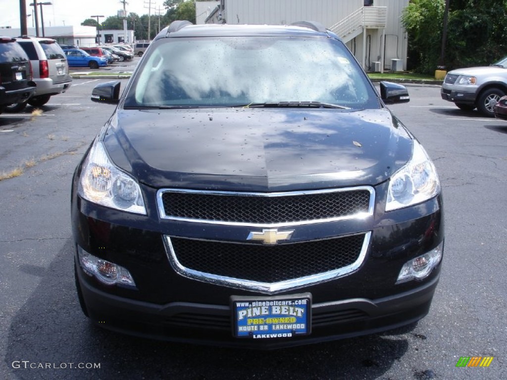 2011 Traverse LT - Black Granite Metallic / Ebony/Ebony photo #2