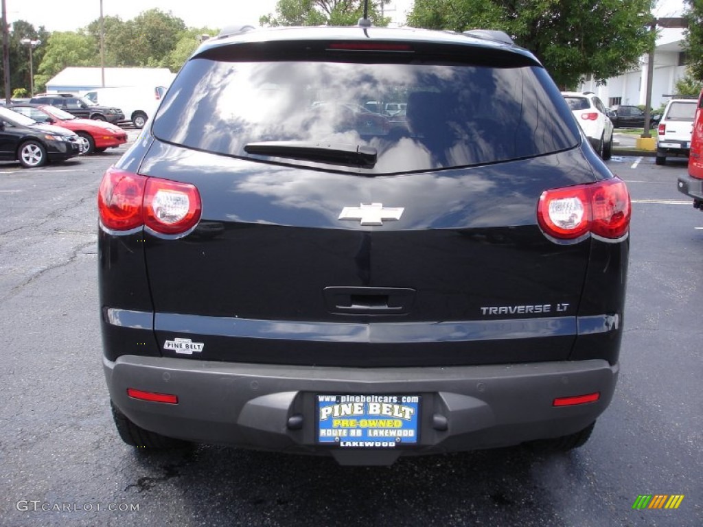 2011 Traverse LT - Black Granite Metallic / Ebony/Ebony photo #5