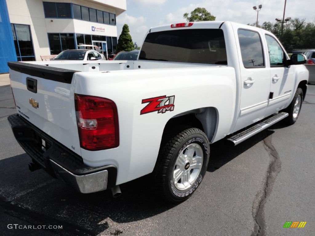Summit White 2012 Chevrolet Silverado 1500 LT Crew Cab 4x4 Exterior Photo #53951225