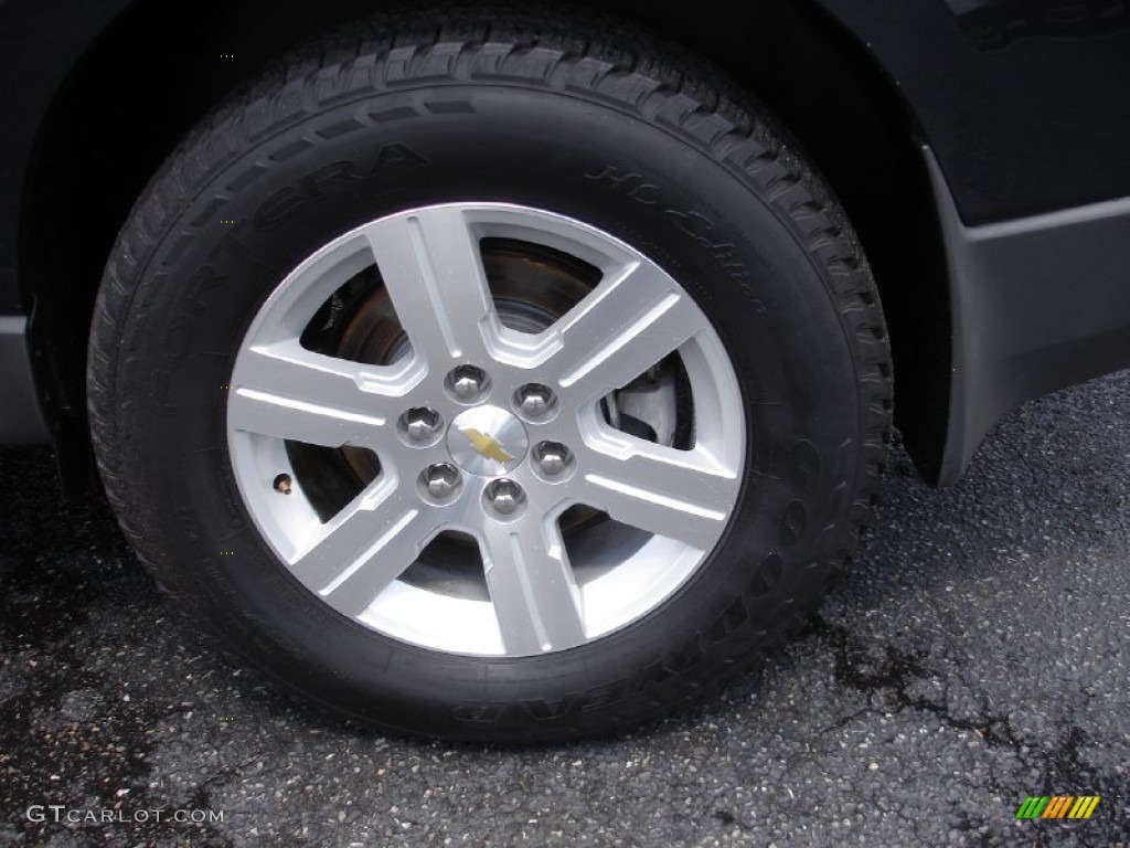 2011 Traverse LT - Black Granite Metallic / Ebony/Ebony photo #8