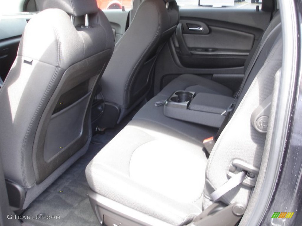 2011 Traverse LT - Black Granite Metallic / Ebony/Ebony photo #11