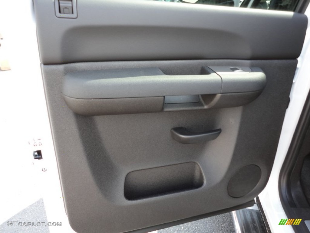 2012 Chevrolet Silverado 1500 LT Crew Cab 4x4 Ebony Door Panel Photo #53951299