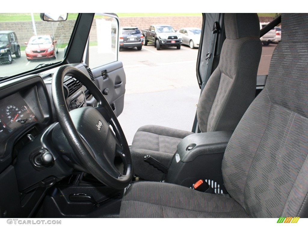 2004 Wrangler X 4x4 - Bright Silver Metallic / Dark Slate Gray photo #4