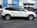 2012 White Diamond Tricoat Chevrolet Traverse LT AWD  photo #8