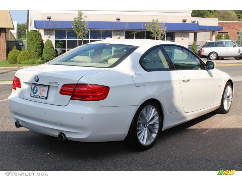 2011 3 Series 335i Coupe - Alpine White / Cream Beige photo #5