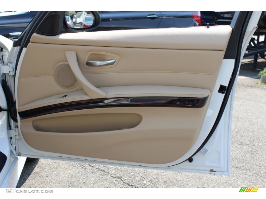 2008 3 Series 328xi Sedan - Alpine White / Beige photo #25