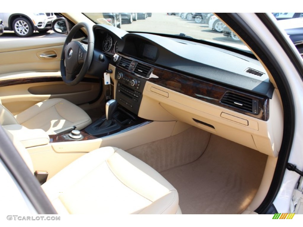 2008 3 Series 328xi Sedan - Alpine White / Beige photo #26