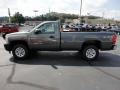 2011 Steel Green Metallic Chevrolet Silverado 1500 Regular Cab 4x4  photo #4