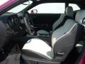 Pearl White Leather 2010 Dodge Challenger SRT8 Furious Fuchsia Edition Interior Color