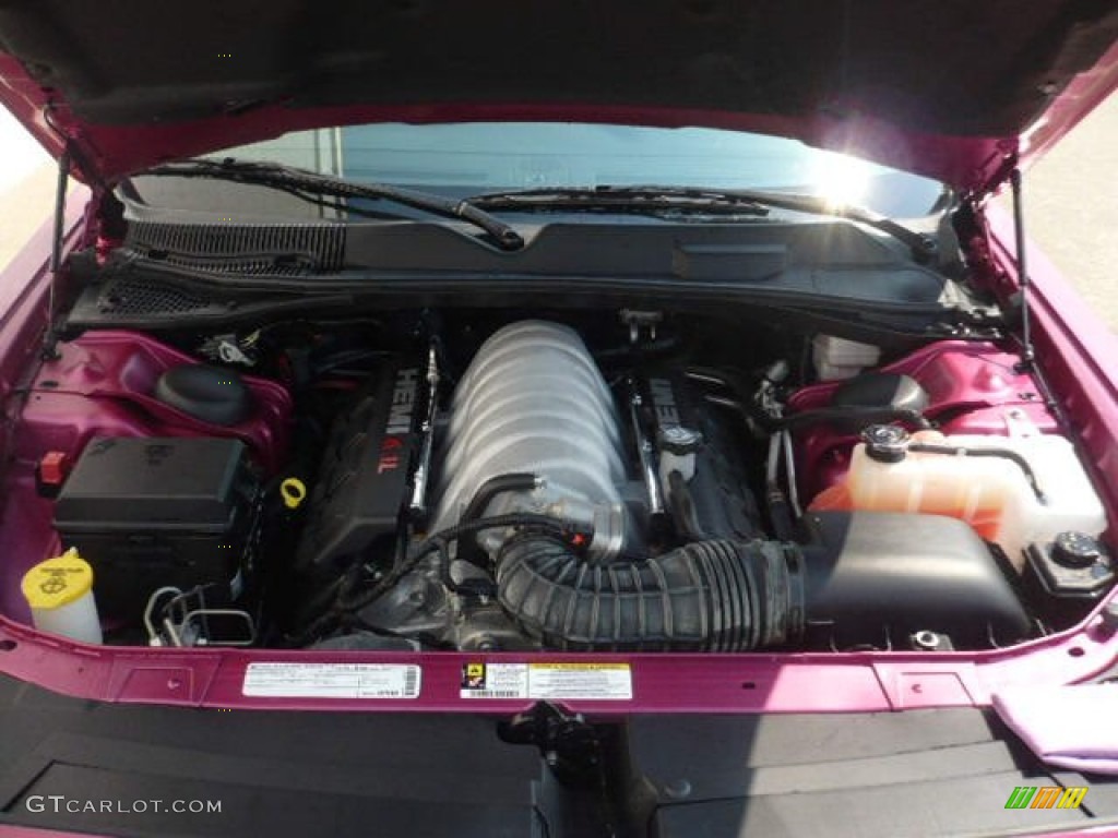 2010 Dodge Challenger SRT8 Furious Fuchsia Edition Engine Photos