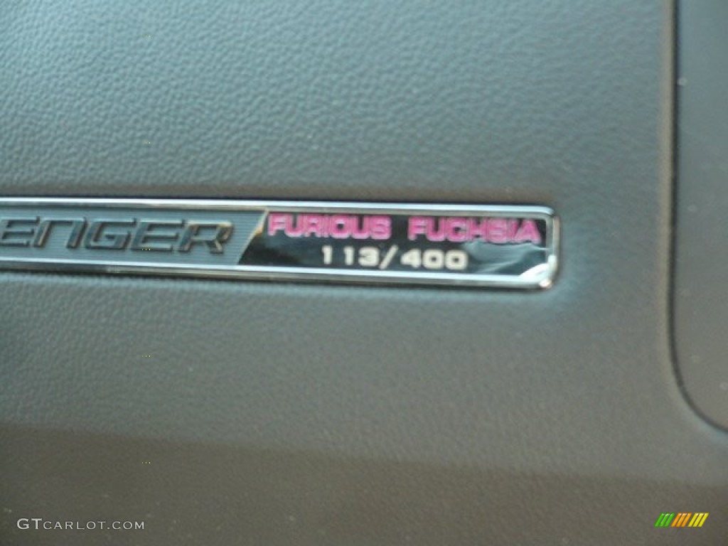 2010 Dodge Challenger SRT8 Furious Fuchsia Edition Marks and Logos Photos