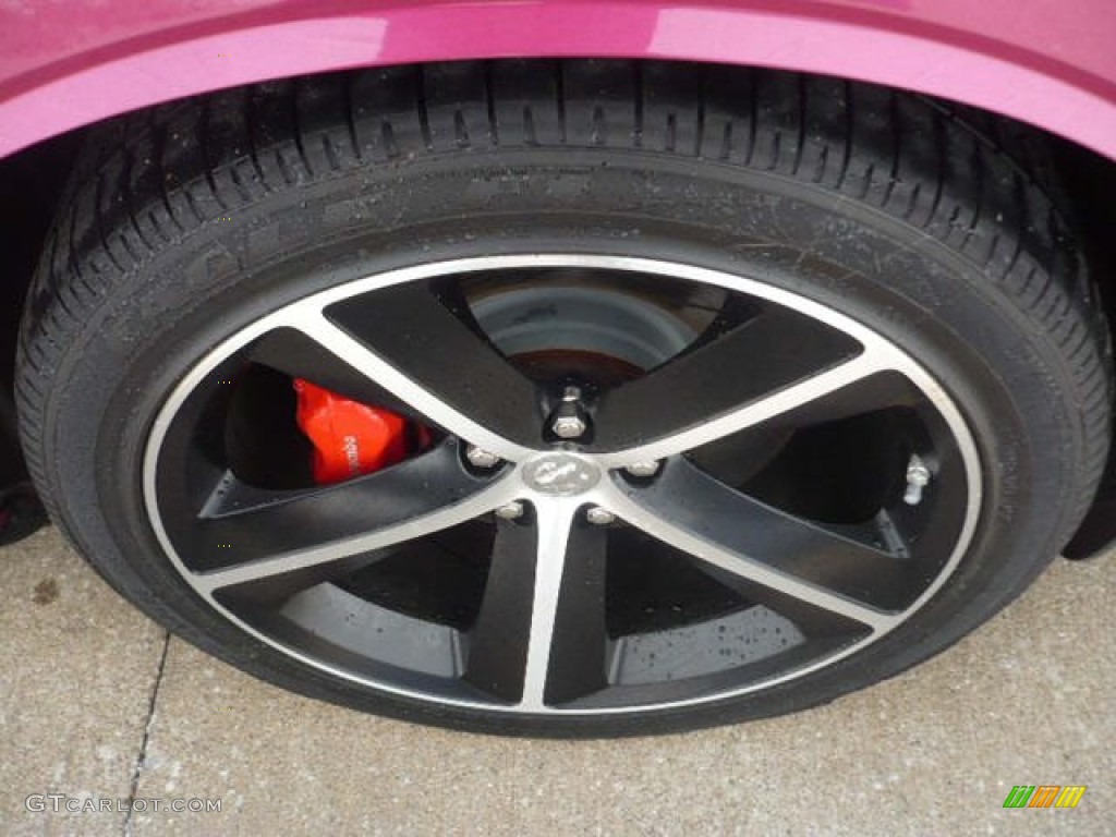 2010 Dodge Challenger SRT8 Furious Fuchsia Edition Wheel Photos