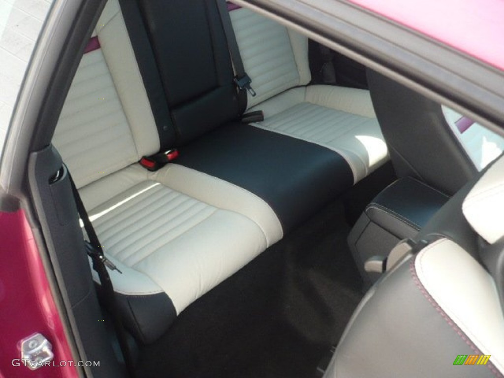 Pearl White Leather Interior 2010 Dodge Challenger SRT8 Furious Fuchsia Edition Photo #53953523