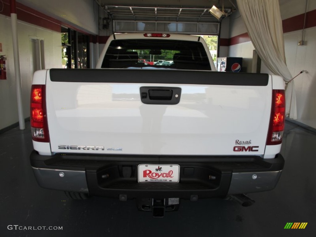 2011 Sierra 2500HD SLE Crew Cab 4x4 - Summit White / Ebony photo #3