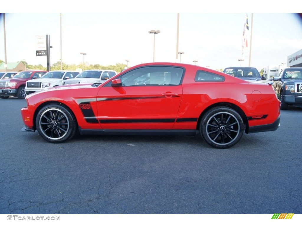 2012 Mustang Boss 302 - Race Red / Charcoal Black Recaro Sport Seats photo #5