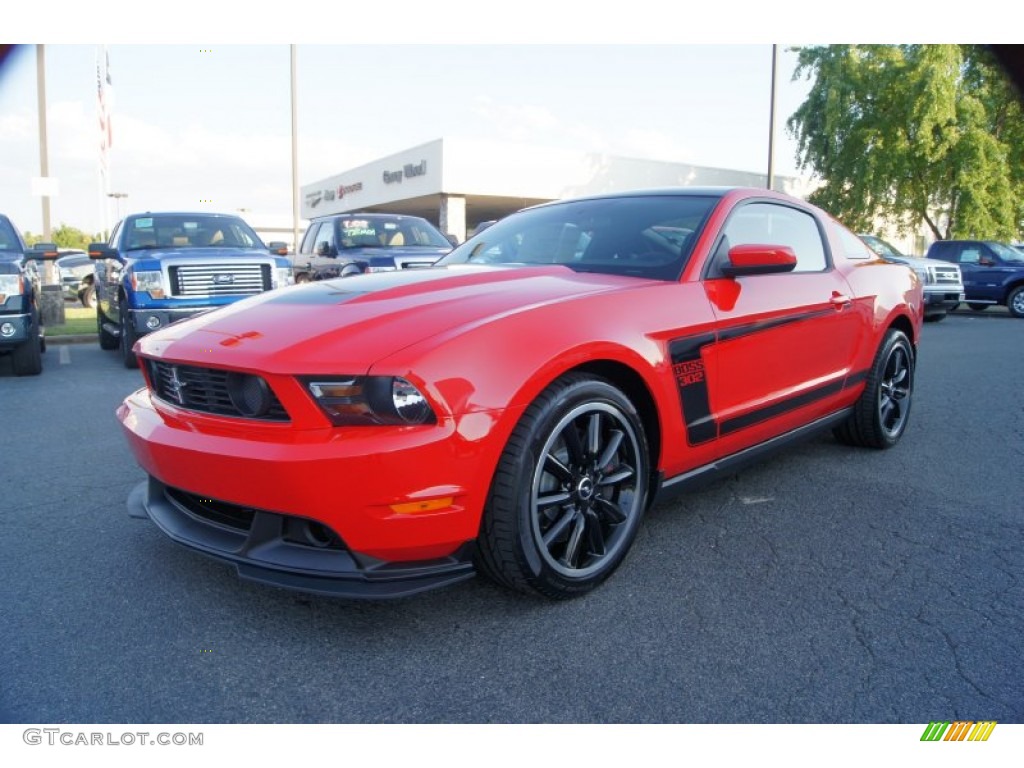 2012 Mustang Boss 302 - Race Red / Charcoal Black Recaro Sport Seats photo #6