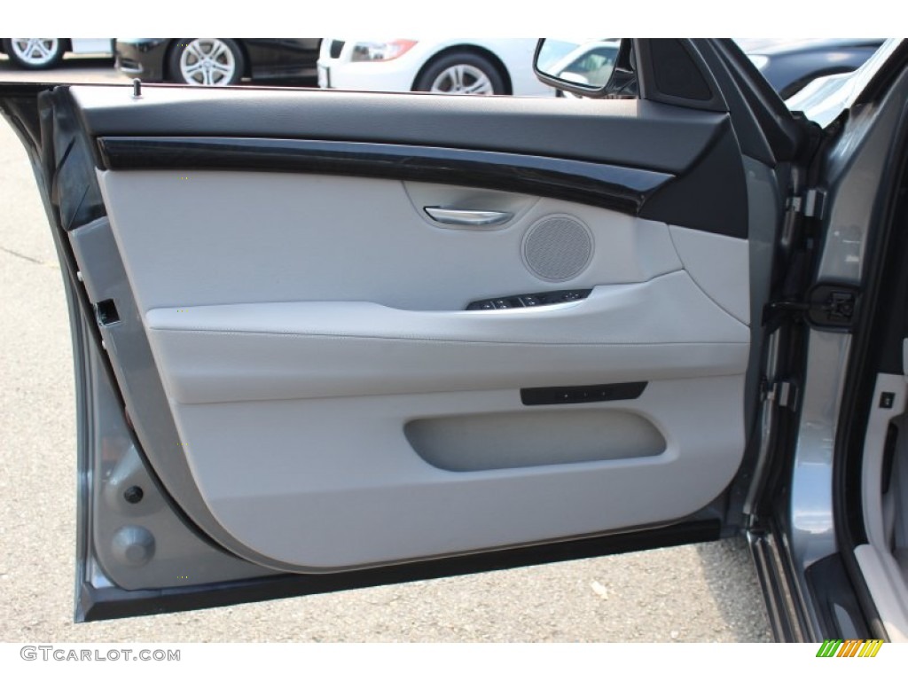 2011 BMW 5 Series 535i Gran Turismo Everest Gray Door Panel Photo #53954957