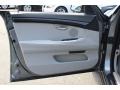 Everest Gray 2011 BMW 5 Series 535i Gran Turismo Door Panel