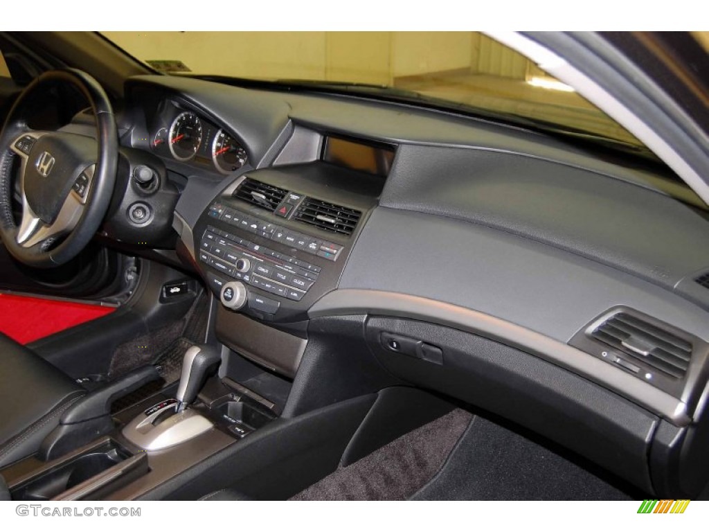 2009 Honda Accord EX-L Coupe Black Dashboard Photo #53955314