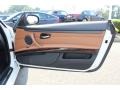 Saddle Brown Dakota Leather Door Panel Photo for 2011 BMW 3 Series #53955676