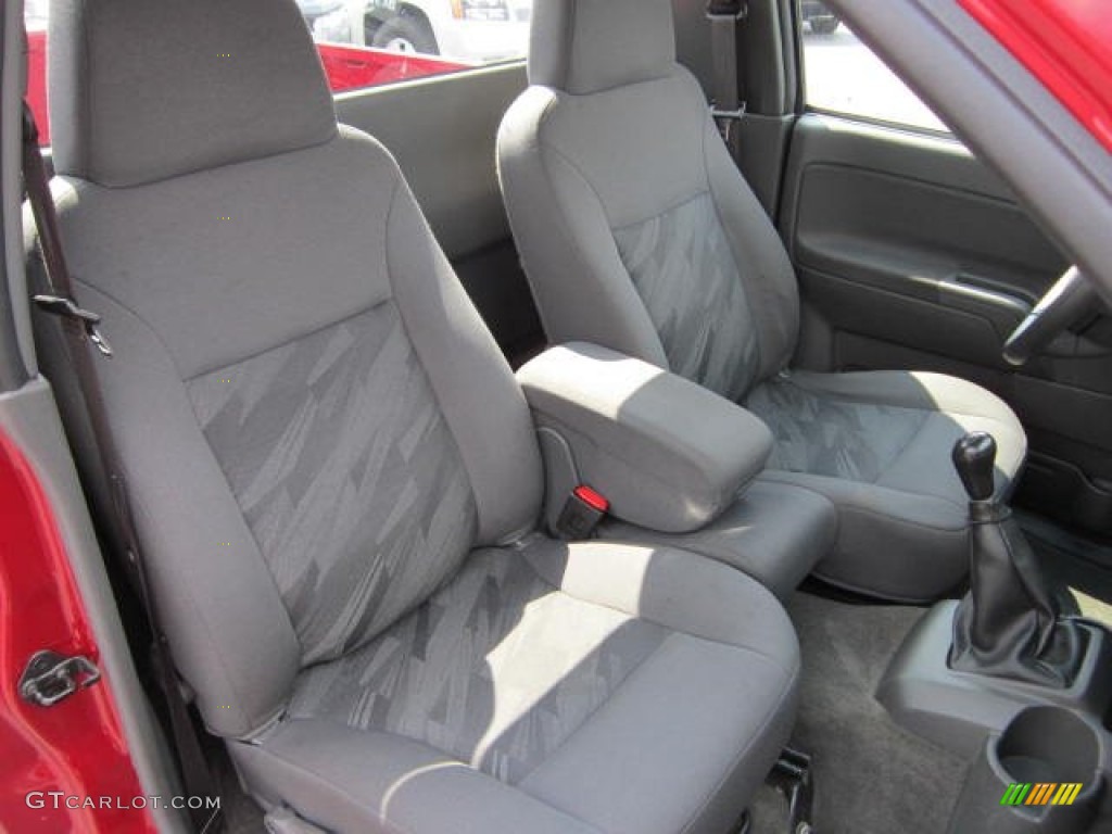 Medium Dark Pewter Interior 2005 Chevrolet Colorado LS Regular Cab Photo #53956346