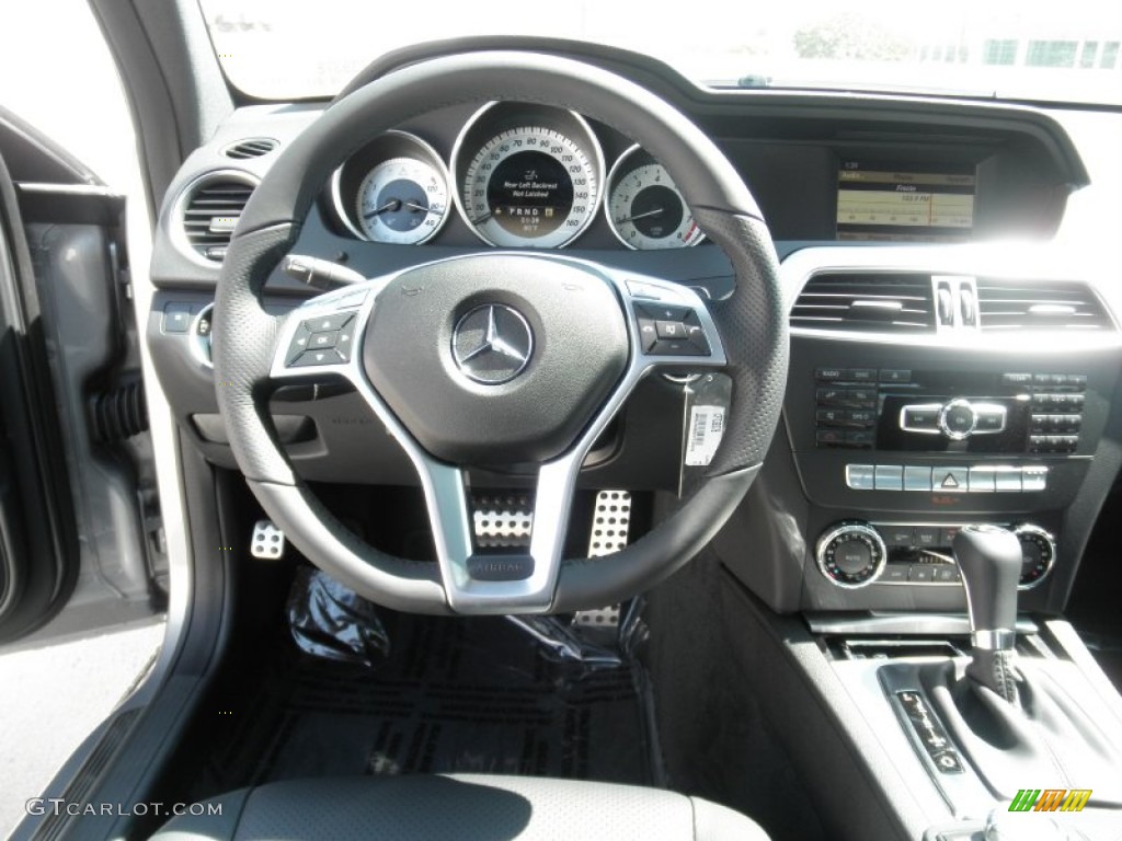 2012 Mercedes-Benz C 250 Coupe Black Dashboard Photo #53956403