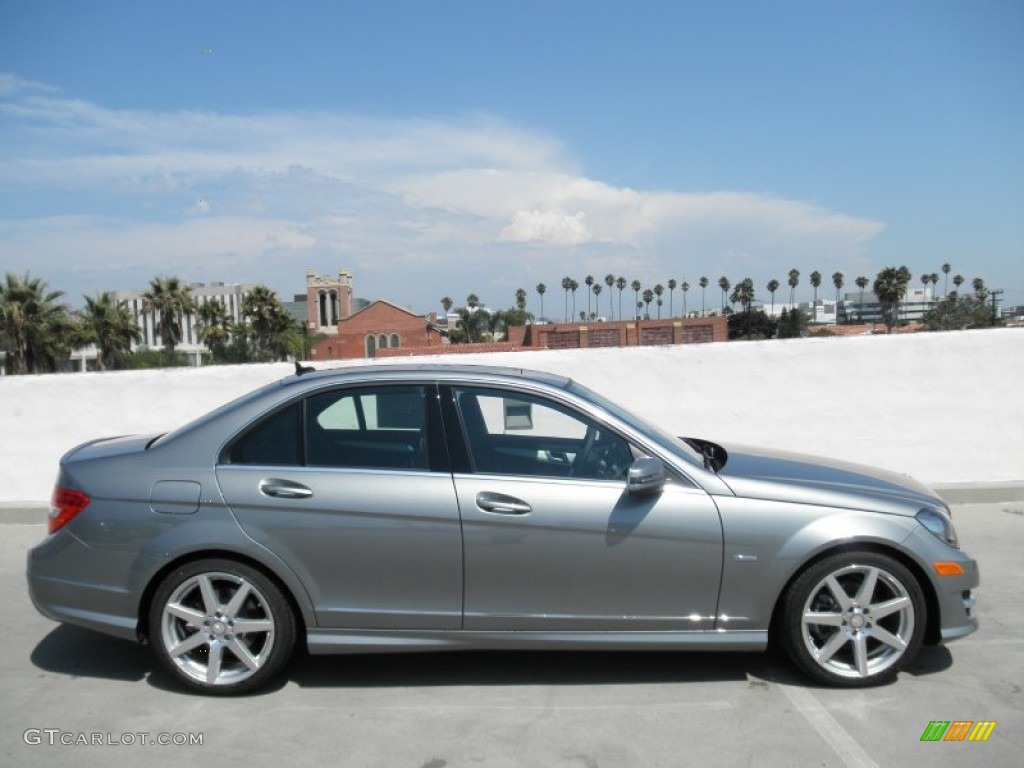 Palladium Silver Metallic 2012 Mercedes-Benz C 250 Sport Exterior Photo #53956445