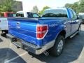 2011 Blue Flame Metallic Ford F150 XLT SuperCab 4x4  photo #2