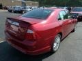 2012 Red Candy Metallic Ford Fusion SEL  photo #2