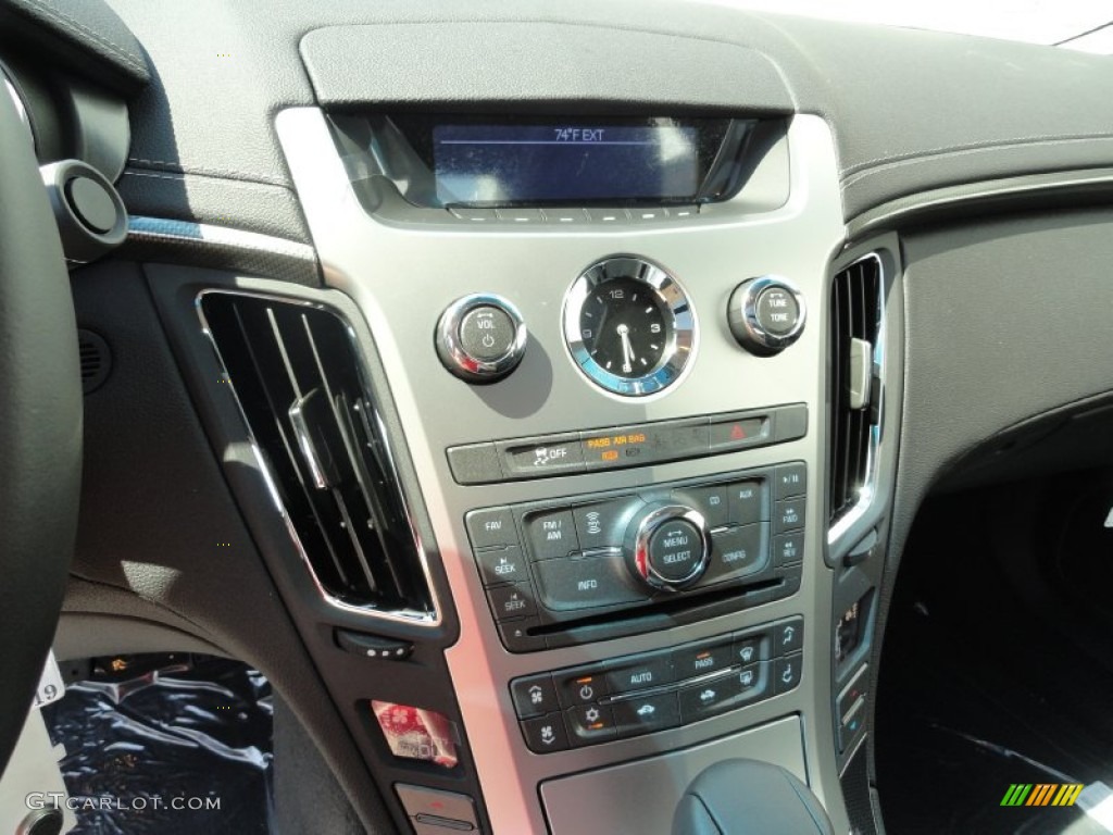 2012 CTS 3.0 Sedan - Radiant Silver Metallic / Ebony/Ebony photo #16