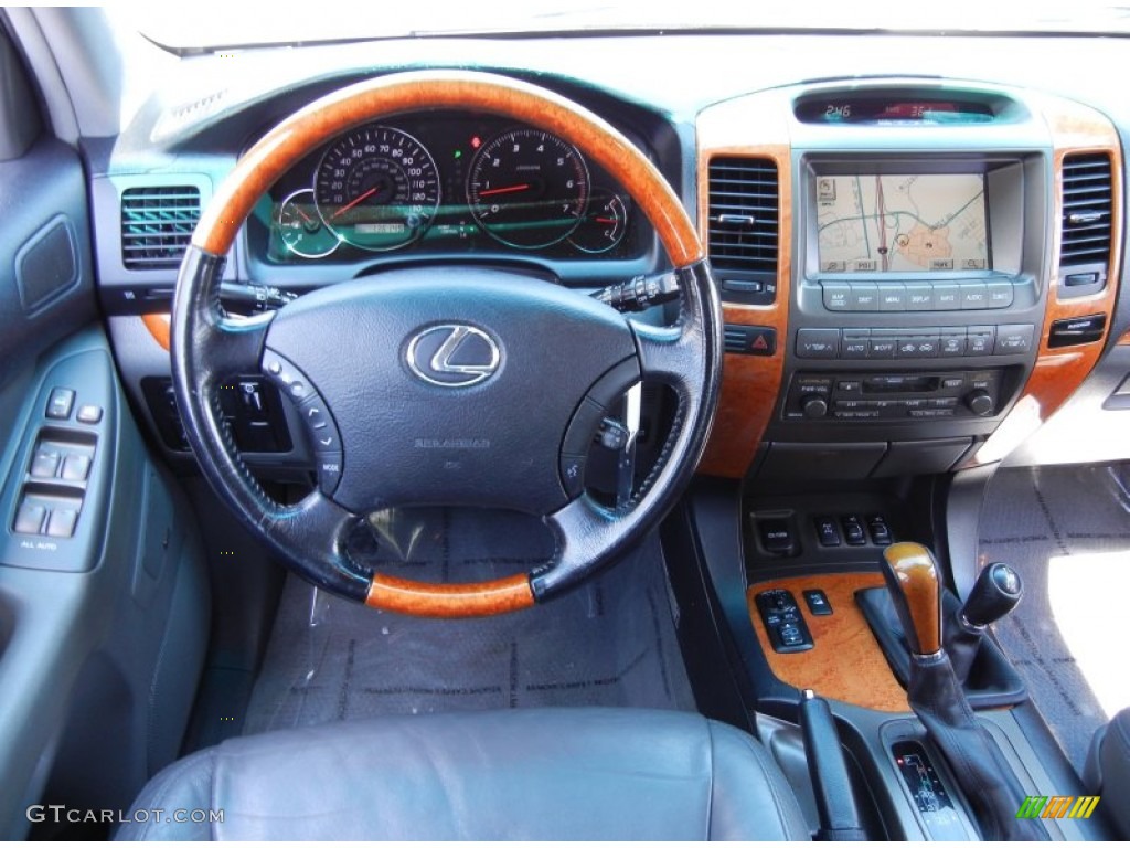 2003 Lexus GX 470 Dark Charcoal Steering Wheel Photo #53959307