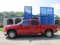 2008 Fire Red GMC Sierra 1500 SLE Crew Cab 4x4  photo #2