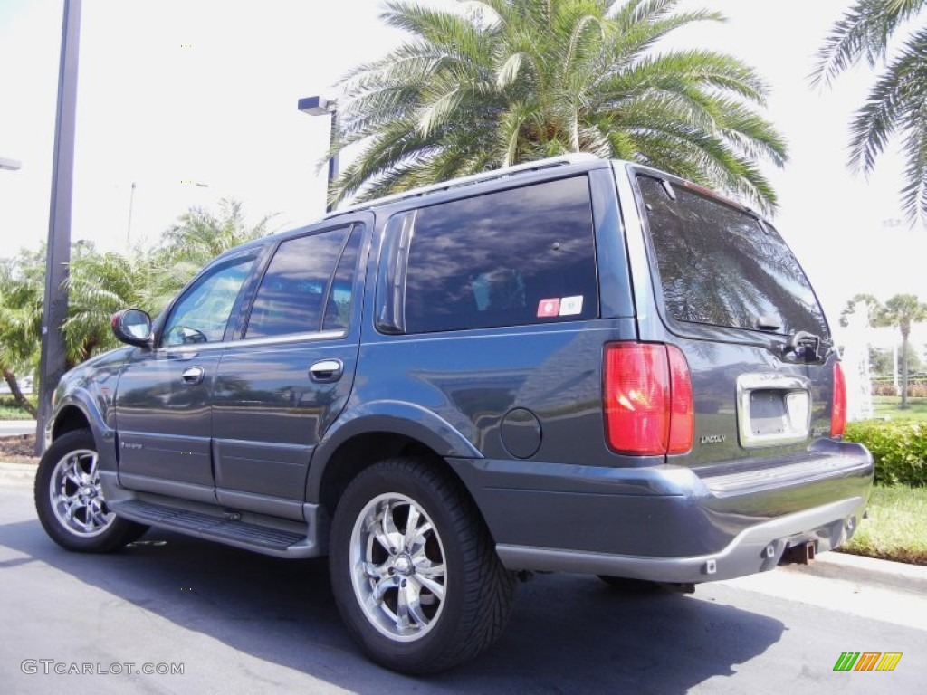 2001 Navigator 4x4 - Charcoal Blue Metallic / Medium Parchment photo #8