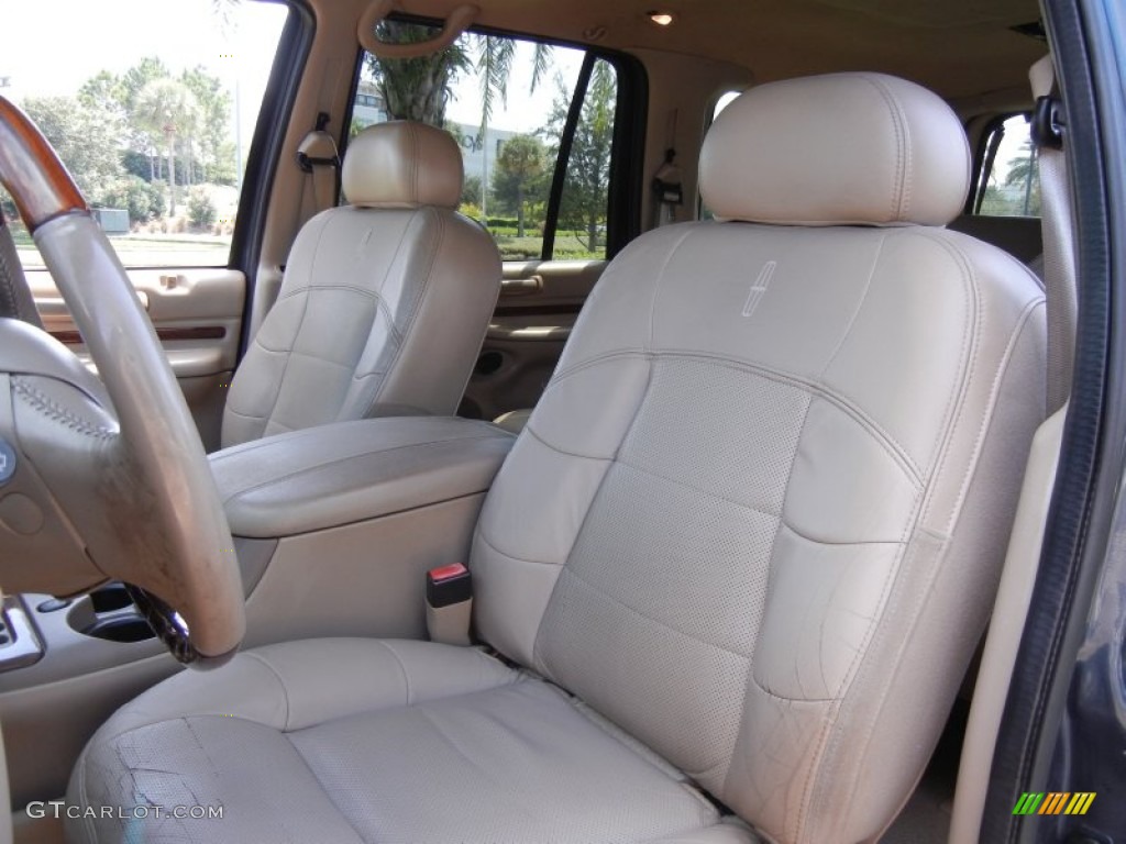 Medium Parchment Interior 2001 Lincoln Navigator 4x4 Photo #53959541