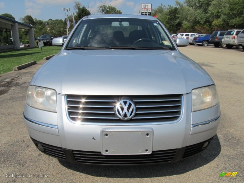 2003 Passat GLX Sedan - Reflex Silver Metallic / Black photo #6