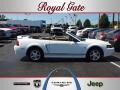 2002 Oxford White Ford Mustang V6 Convertible  photo #1